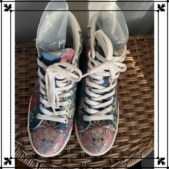 Rare Pharrell Williams X Adidas Stan Smith Mid Jacquard Floral Hi’s - Picture 2 of 10